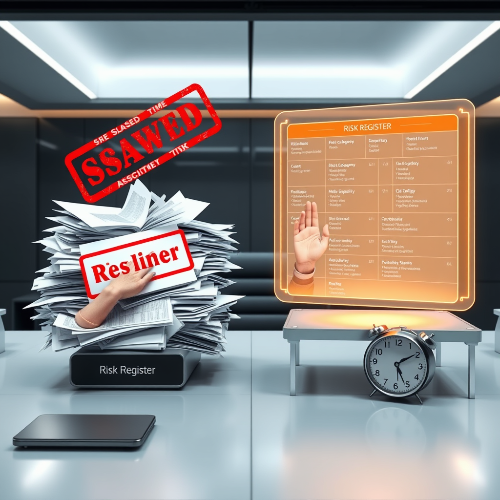 Featured Image for Elevating Risk Register that Slash Admin Time by 30%