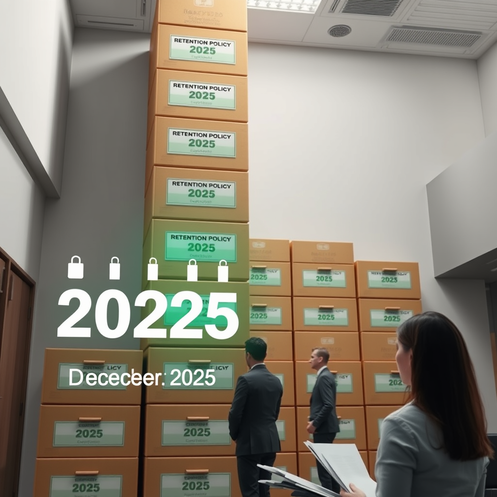 Featured Image for Scaling Retention Policy for 2025 Compliance Wins