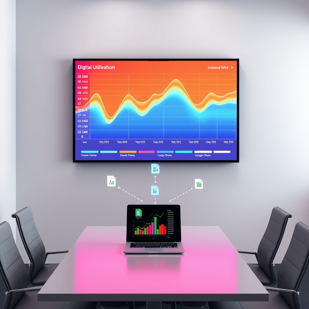 Map Data Visually Colour Coding for High Medium Low Utilisation